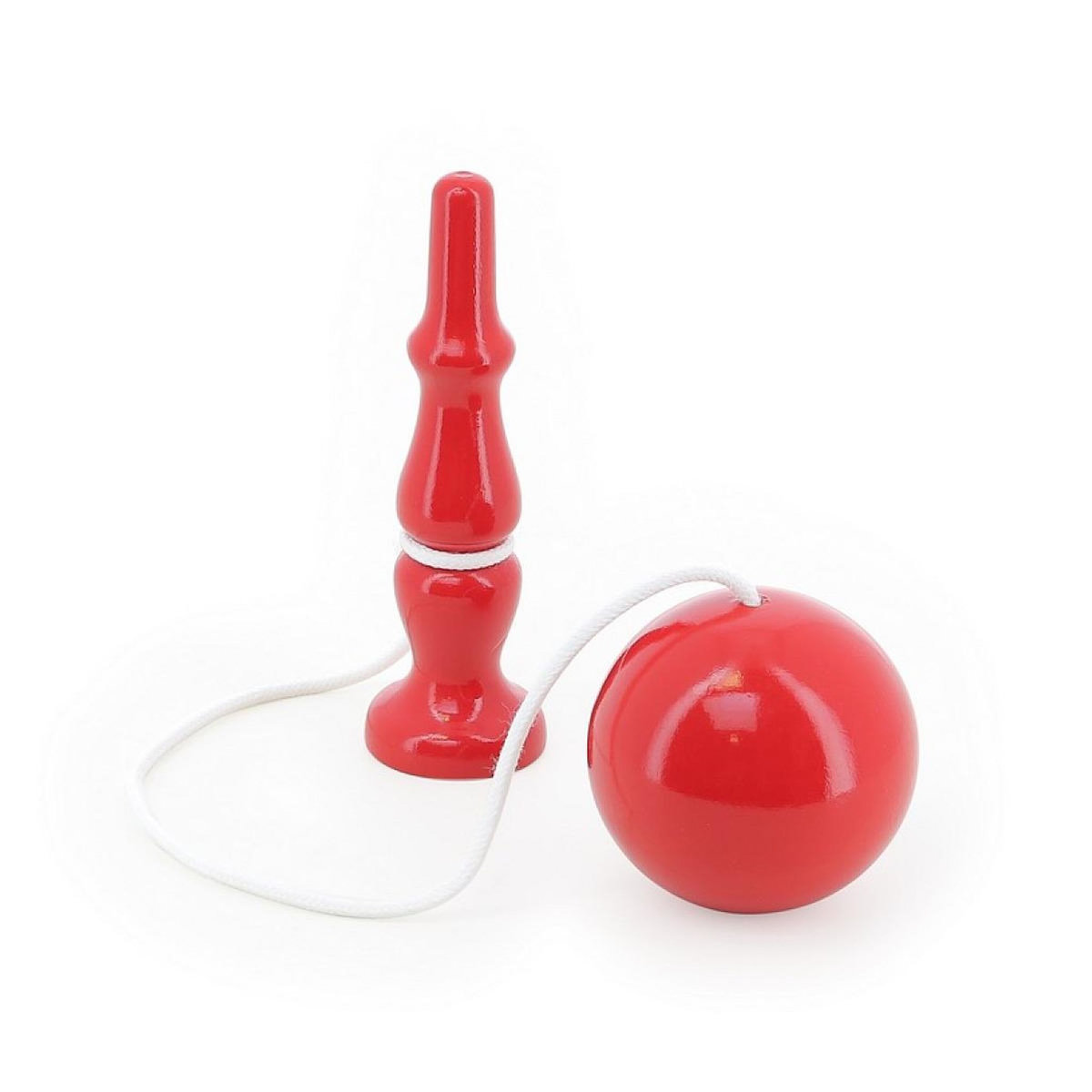 Vilac bilboquet rouge - fabriqué en France