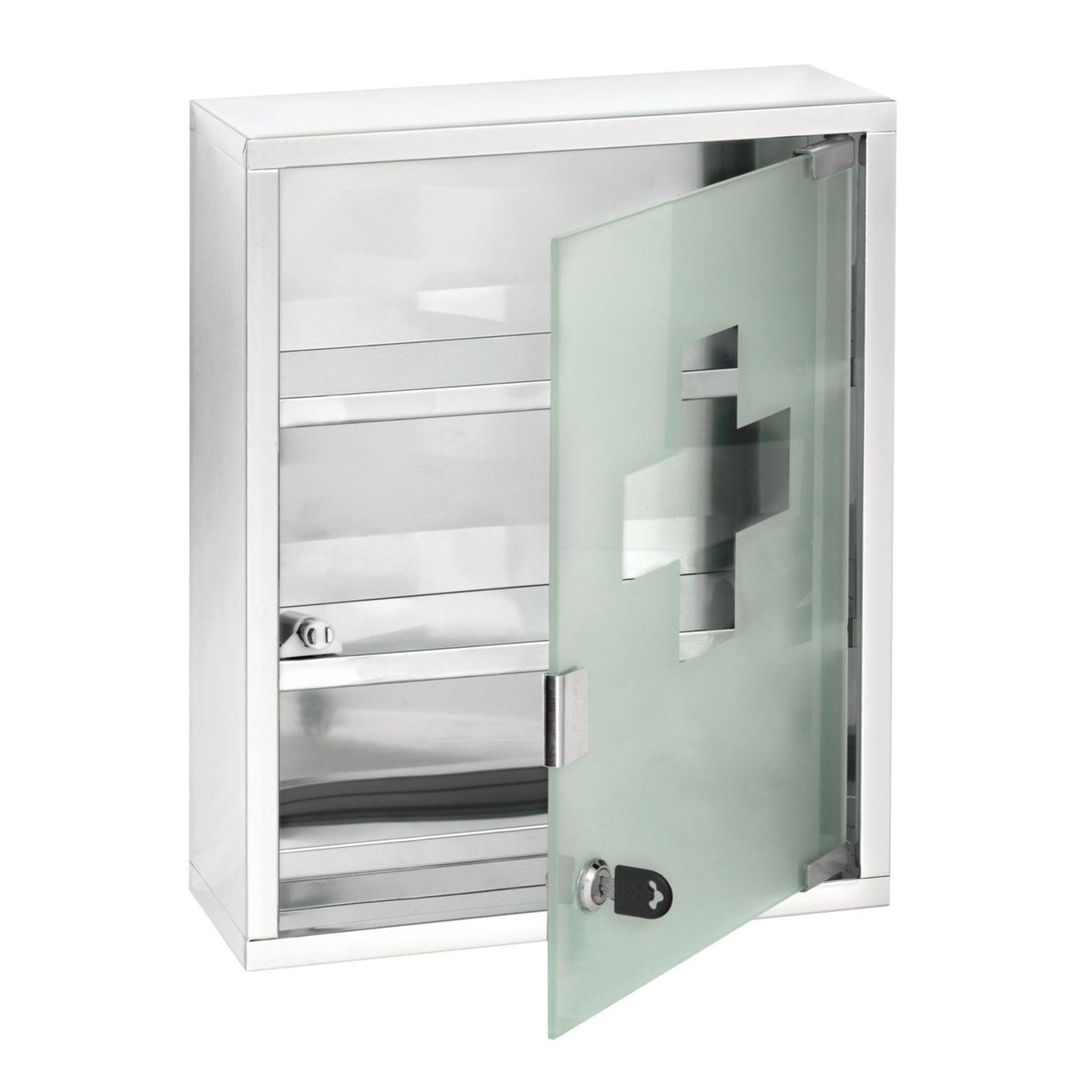 Wenko Armoire à pharmacie - acier - 30 x 40 cm