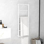 Voir la diapositive 1 : VIDAXL Porte-serviette Blanc 45x10x115 cm Acier