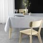 Voir la diapositive 3 : Paris Prix Nappe Jacquard  Plumette  140x240cm Gris