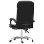 Voir la diapositive 5 : VIDAXL Fauteuil de massage inclinable de bureau Noir Similicuir