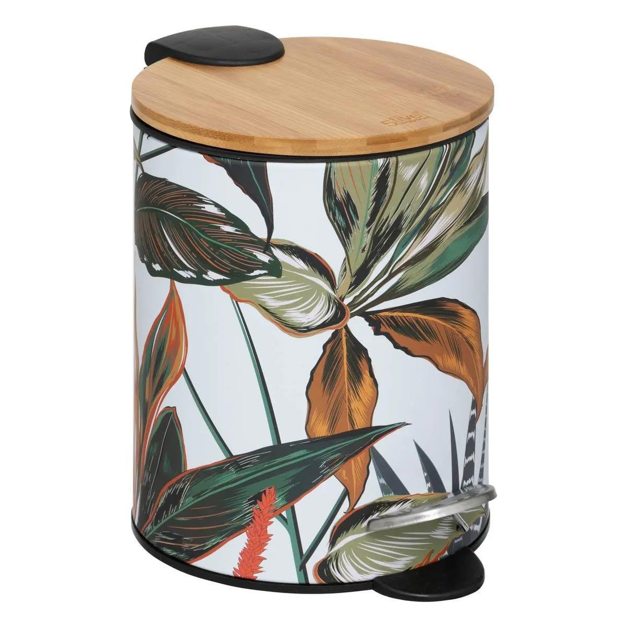 FIVE Poubelle à pédale  palawan  3l multicolore