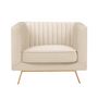 Voir la diapositive 1 : Rendez vous déco Fauteuil en velours vert foncé - Gatsby