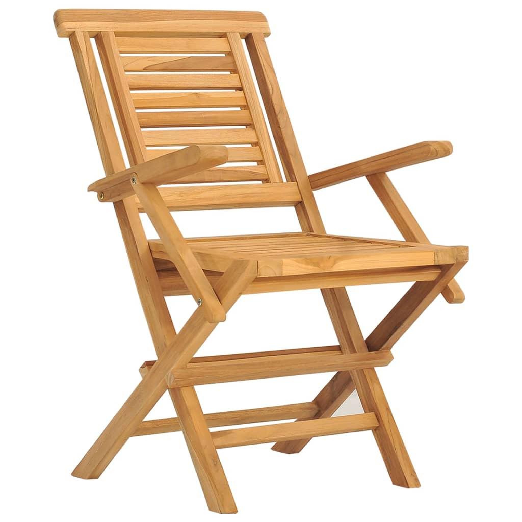 Voir la diapositive 3 : VIDAXL Chaises de jardin pliantes lot de 6 56x63x90cm bois massif teck