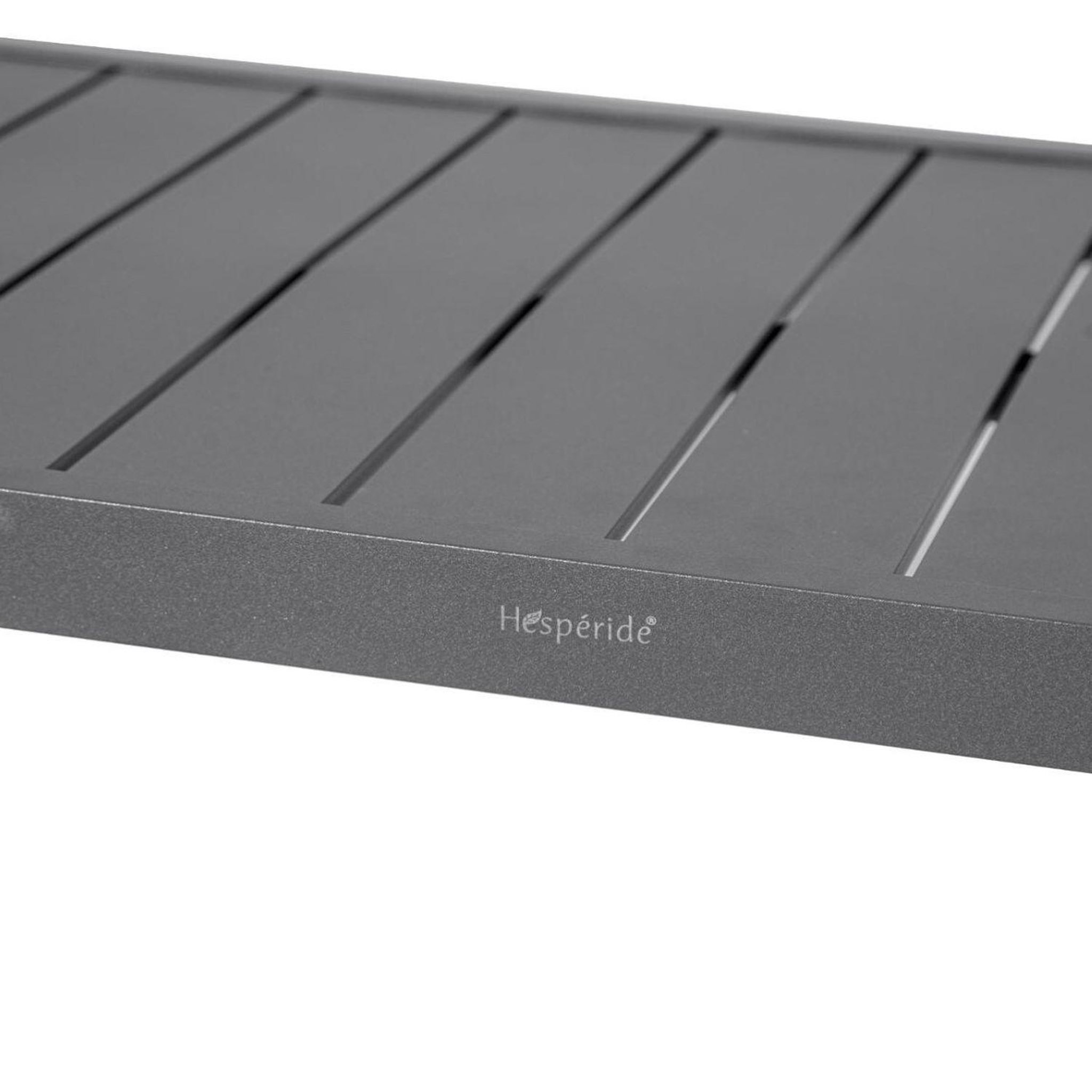 Voir la diapositive 6 : HESPERIDE Salon de jardin Elyn en aluminium et texaline