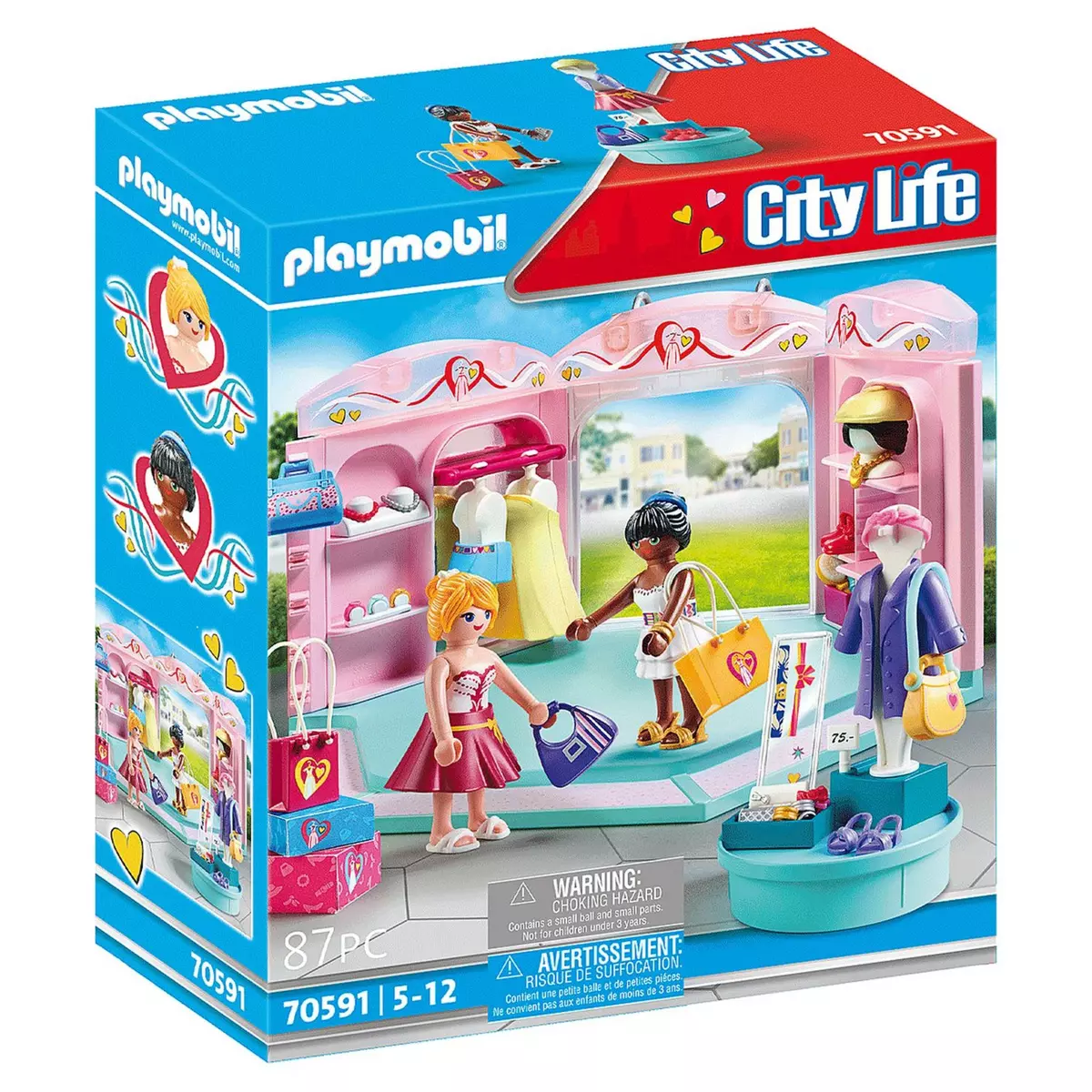PLAYMOBIL 70591 - City Life - Boutique de mode