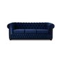 Voir la diapositive 5 : LISA DESIGN William - canapé chesterfield - 3 places - en velours