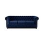 Voir la diapositive 5 : LISA DESIGN William - canapé chesterfield - 3 places - en velours