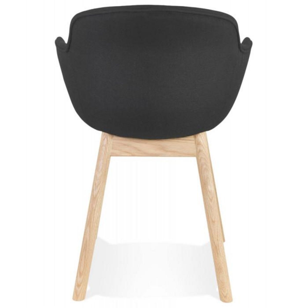 Paris Prix Chaise Design en Tissu  Angie  80cm Noir