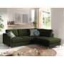 Voir la diapositive 1 : LISA DESIGN Will - canapé d'angle droit - convertible - 5 places - en tissu