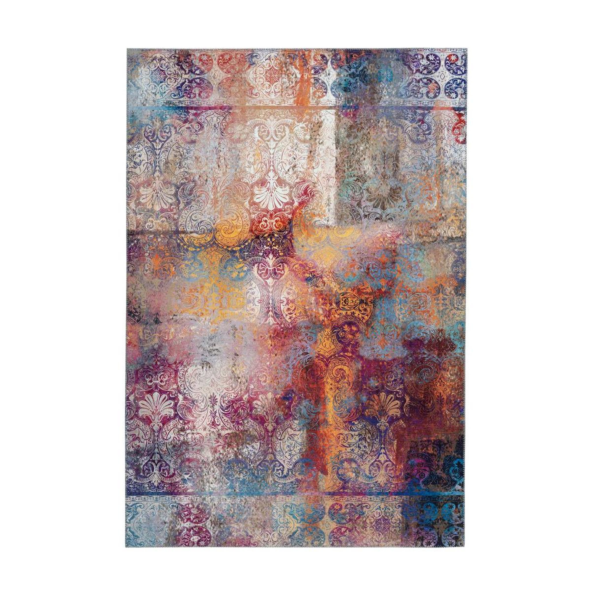 Voir la diapositive 1 : Paris Prix Tapis Vintage à Poils Courts  Galaxy I  Multicolore