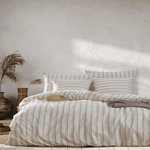 Home collection Parure housse de couette avec taie(s) en coton et polyester Hamilton. Coloris disponibles : Beige