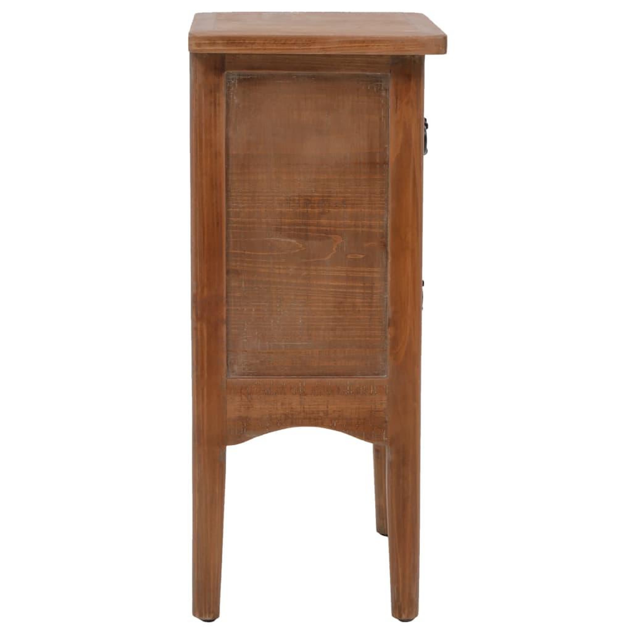 Voir la diapositive 4 : VIDAXL Table de chevet bois de sapin massif 40 x 29 x 68 cm marron