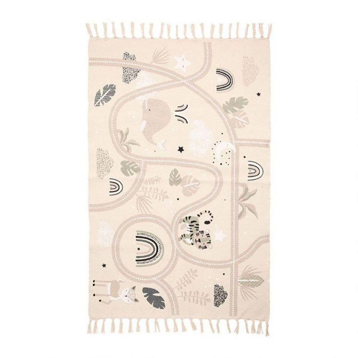 OSTARIA Tapis circuit voitures coton