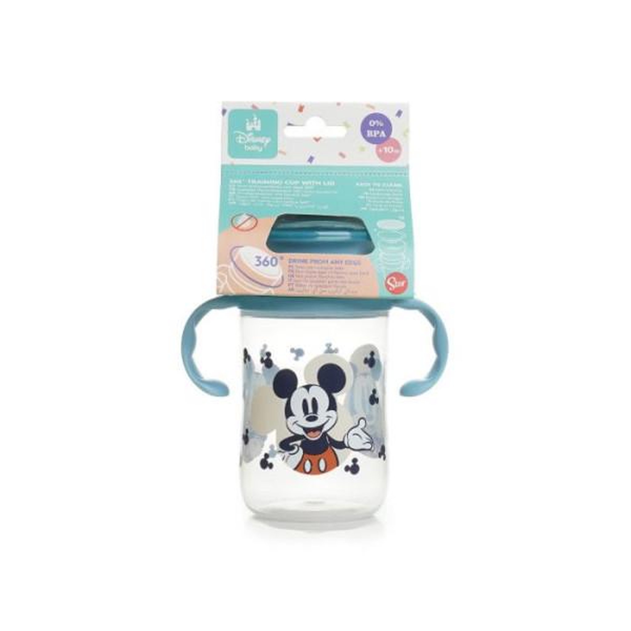 Voir la diapositive 4 : THERMOBABY Tasse d'apprentissage - THERMOBABY - 360 degrés - Avec disque antifuite - Minnie
