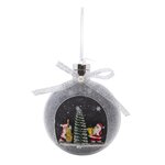 WERKAPRO Boule Papa Noël lumineuse multicolore