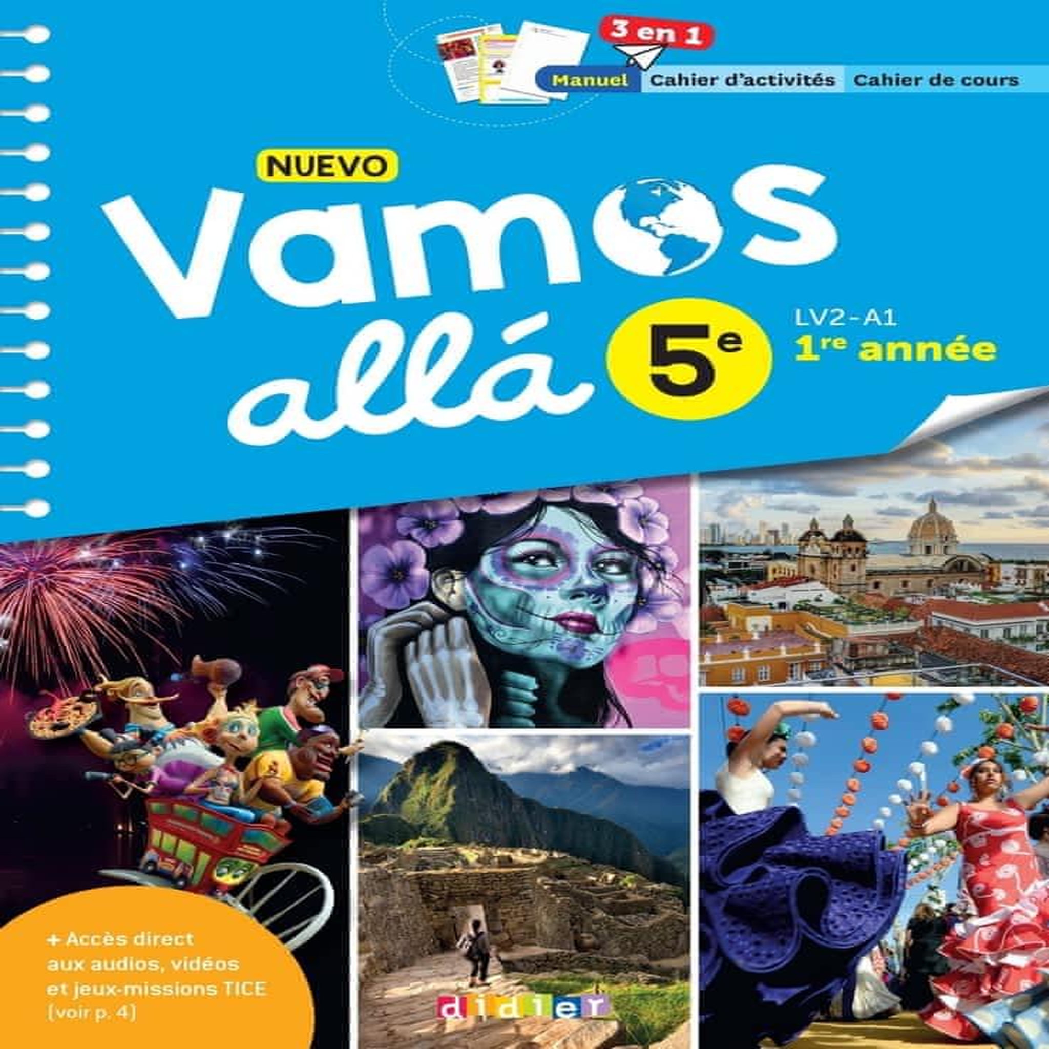 ESPAGNOL 5E LV2-A1 1RE ANNEE NUEVO VAMOS ALLA. EDITION 2022, Hérard Arnaud