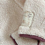 Voir la diapositive 5 : Petit Béguin Veste enfant en sherpa Matcha
