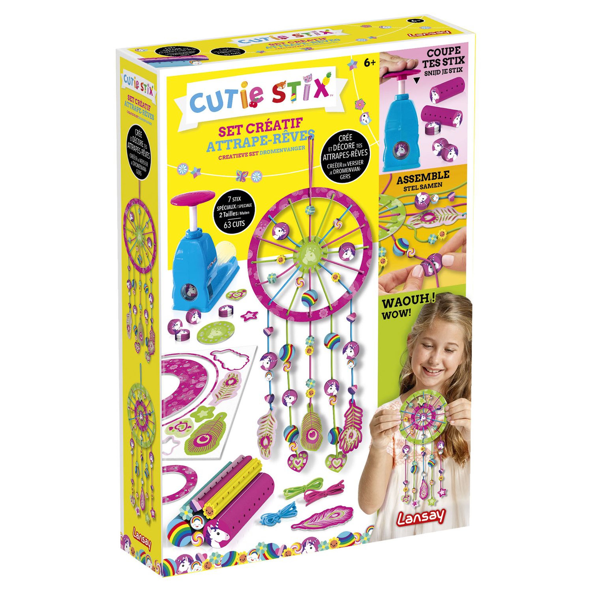 Voir la diapositive 1 : LANSAY Cutie stix - Set créatif Attrape rêves