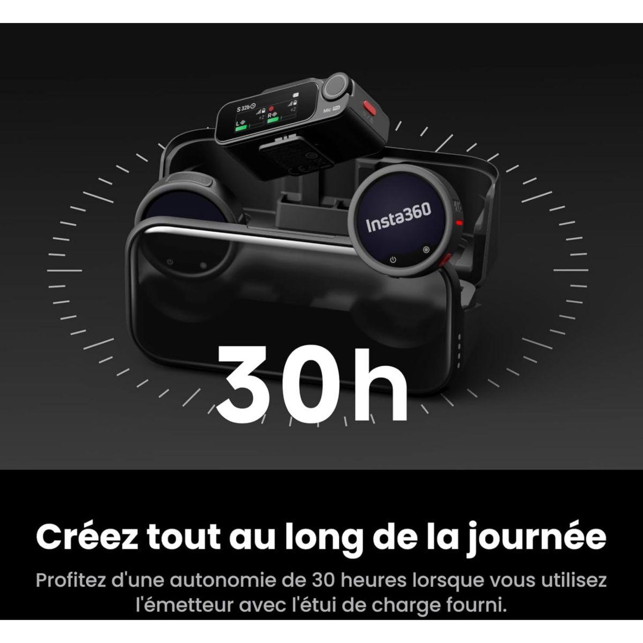 Voir la diapositive 5 : INSTA360 Micro Mic Pro 01