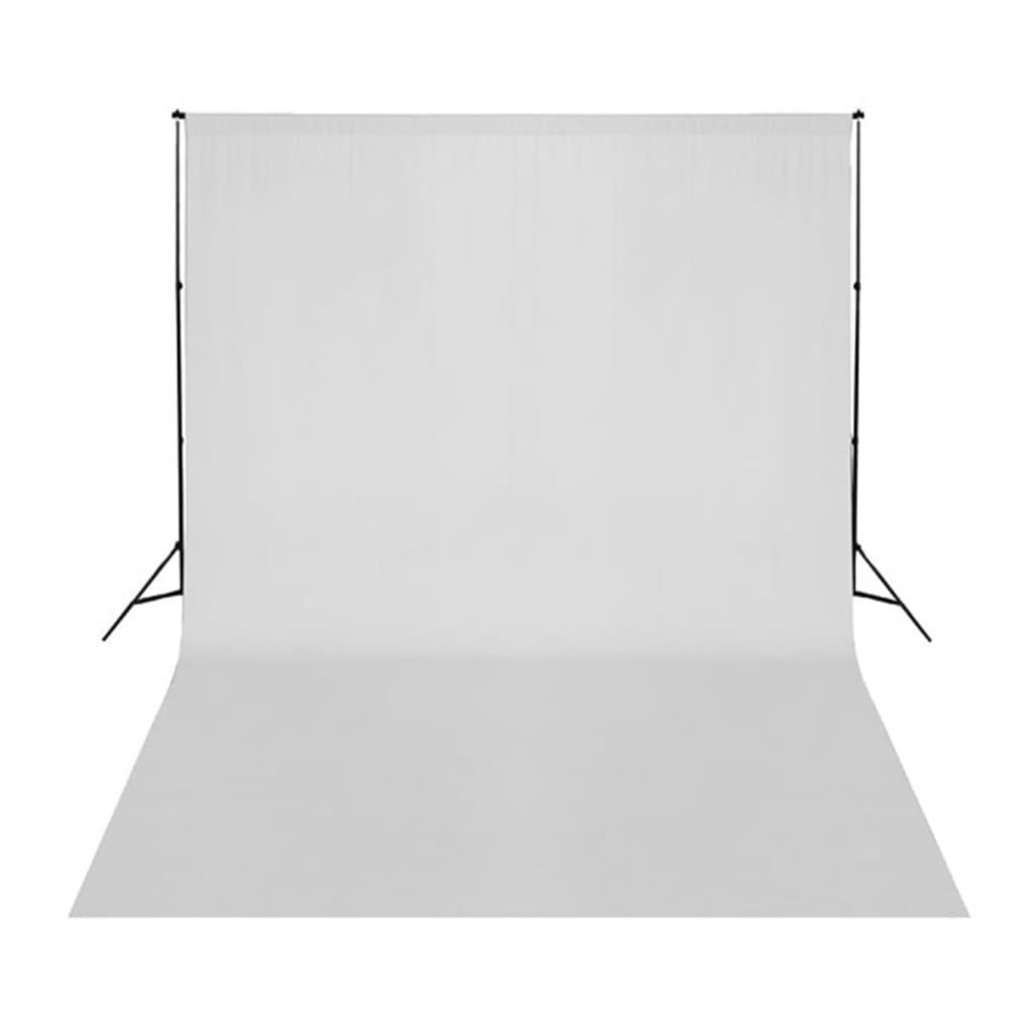 Voir la diapositive 4 : VIDAXL Kit de studio photo avec lampes toile de fond et reflecteur