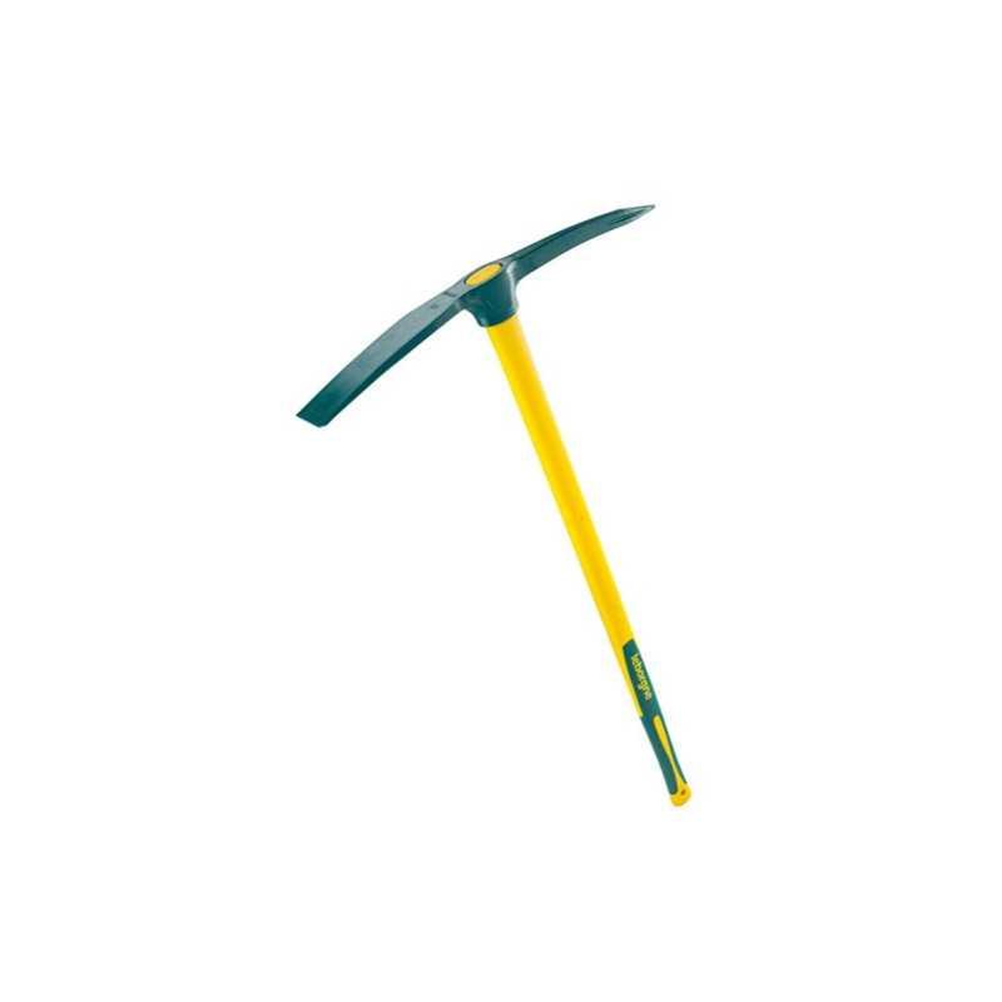 Leborgne Leborgne batipro pioche terassier avec manche novamax tri-matière 1 m, panne à bords droits et pointe diamant cruciforme, 2,5 kg
