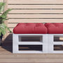 Voir la diapositive 1 : VIDAXL Coussin de palette 60x60x12 cm rouge bordeaux tissu