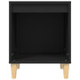 Voir la diapositive 5 : VIDAXL Table de chevet Noir 40x35x50 cm Bois d'ingenierie