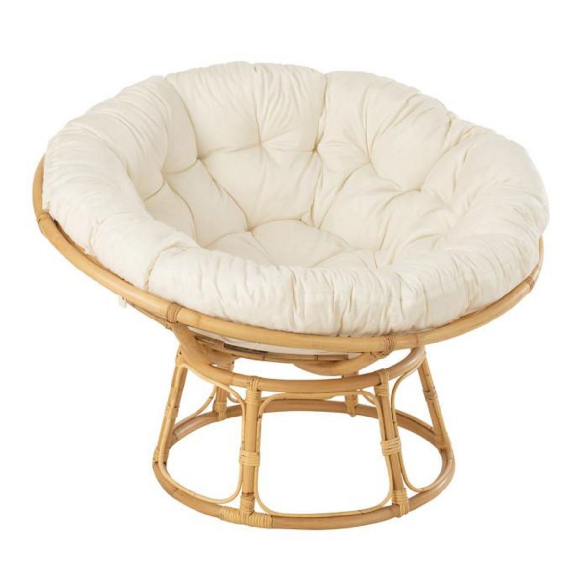 Paris Prix Fauteuil en Rotin & Coussin  Céline  115cm Naturel