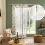 Voir la diapositive 6 : Paris Prix Rideau Voilage à Œillets Imprimé  Palmea  140x280cm Vert