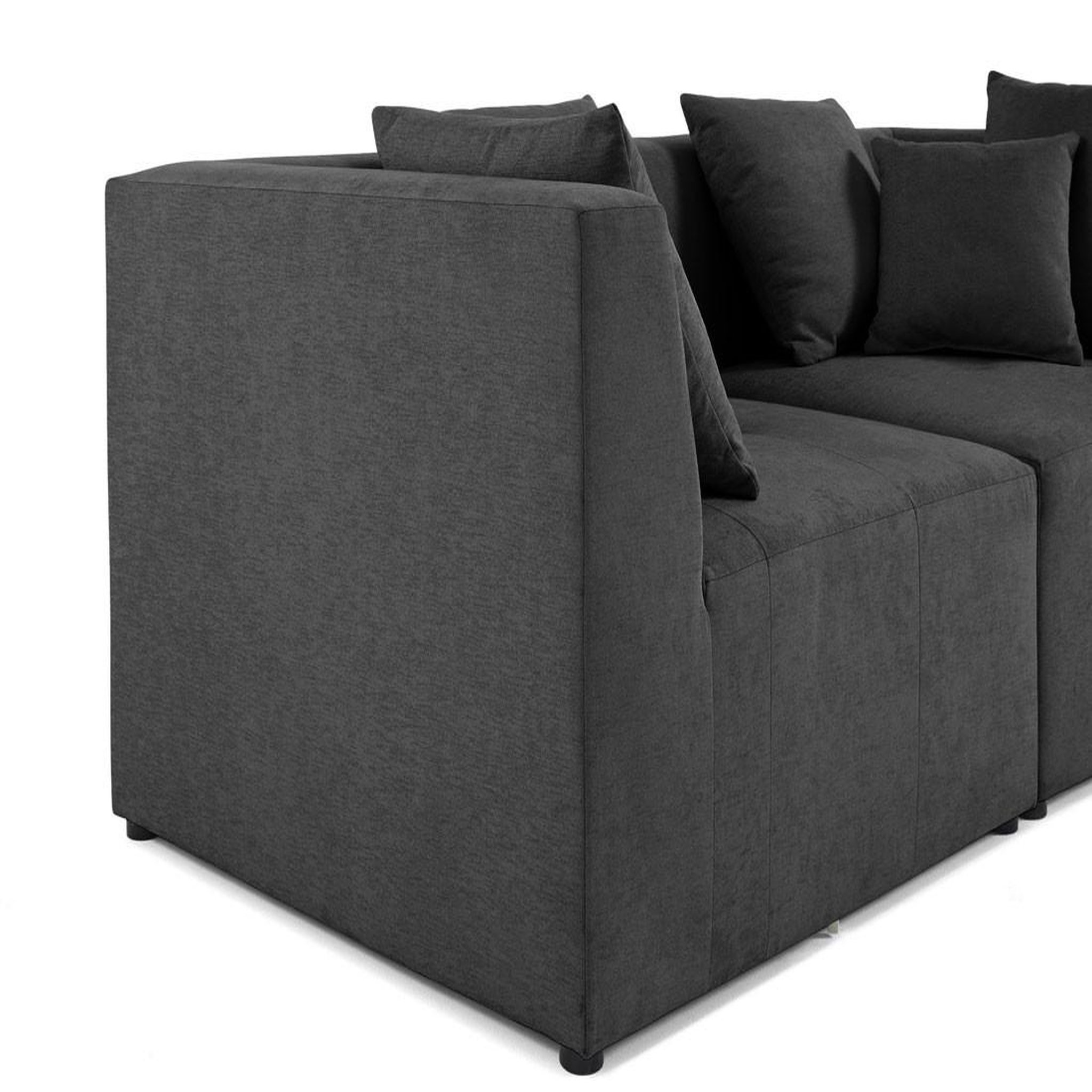 Voir la diapositive 5 : LISA DESIGN Amalfi - canapé modulable 2 places - en tissu