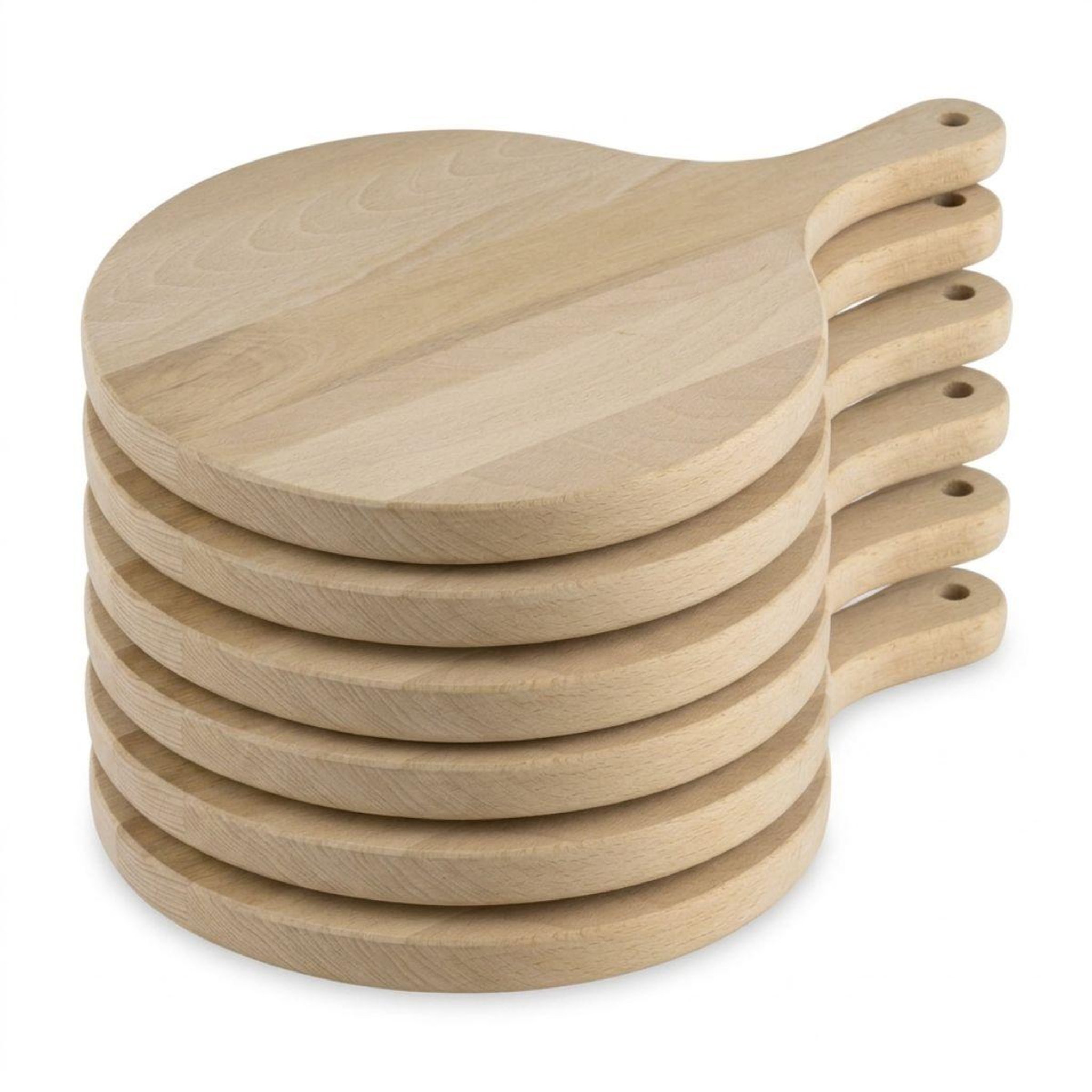 Fackelmann 6 planches à pizza 30 cm en bois Fackelmann Boissellerie