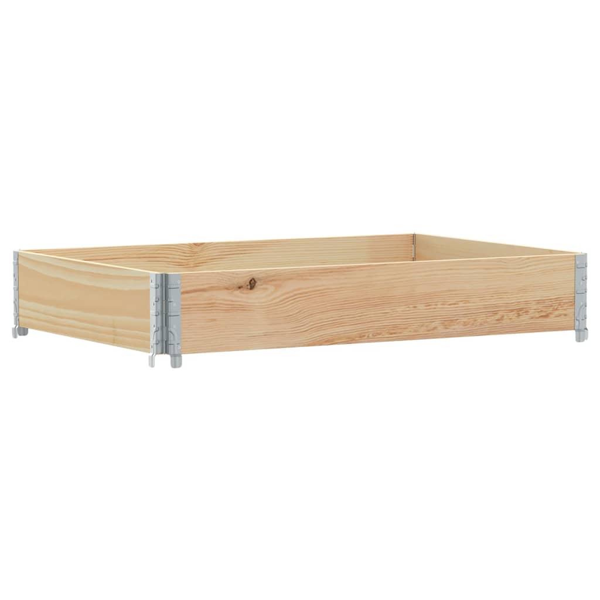 Voir la diapositive 5 : VIDAXL Jardiniere 120x80 cm bois massif de pin