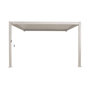 Voir la diapositive 5 : SWEEEK Pergola bioclimatique aluminium adossée lames orientables 4x3m Triomphe