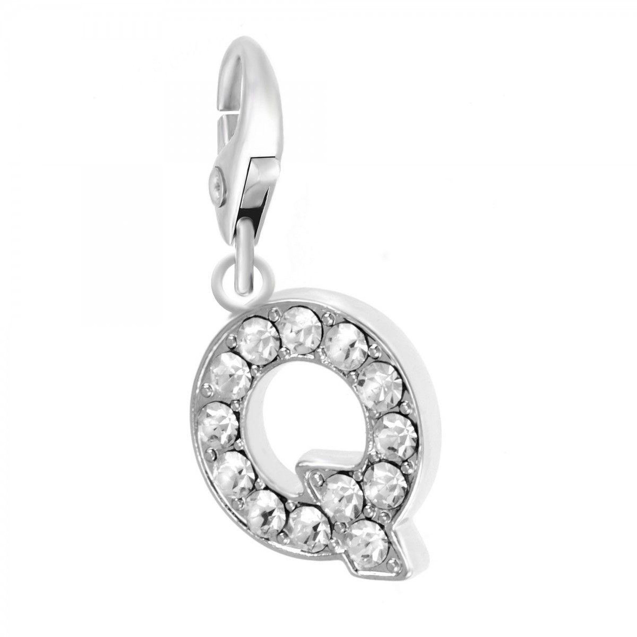 SC CRYSTAL Charm Lettre Q SC Crystal orné de Cristaux scintillants