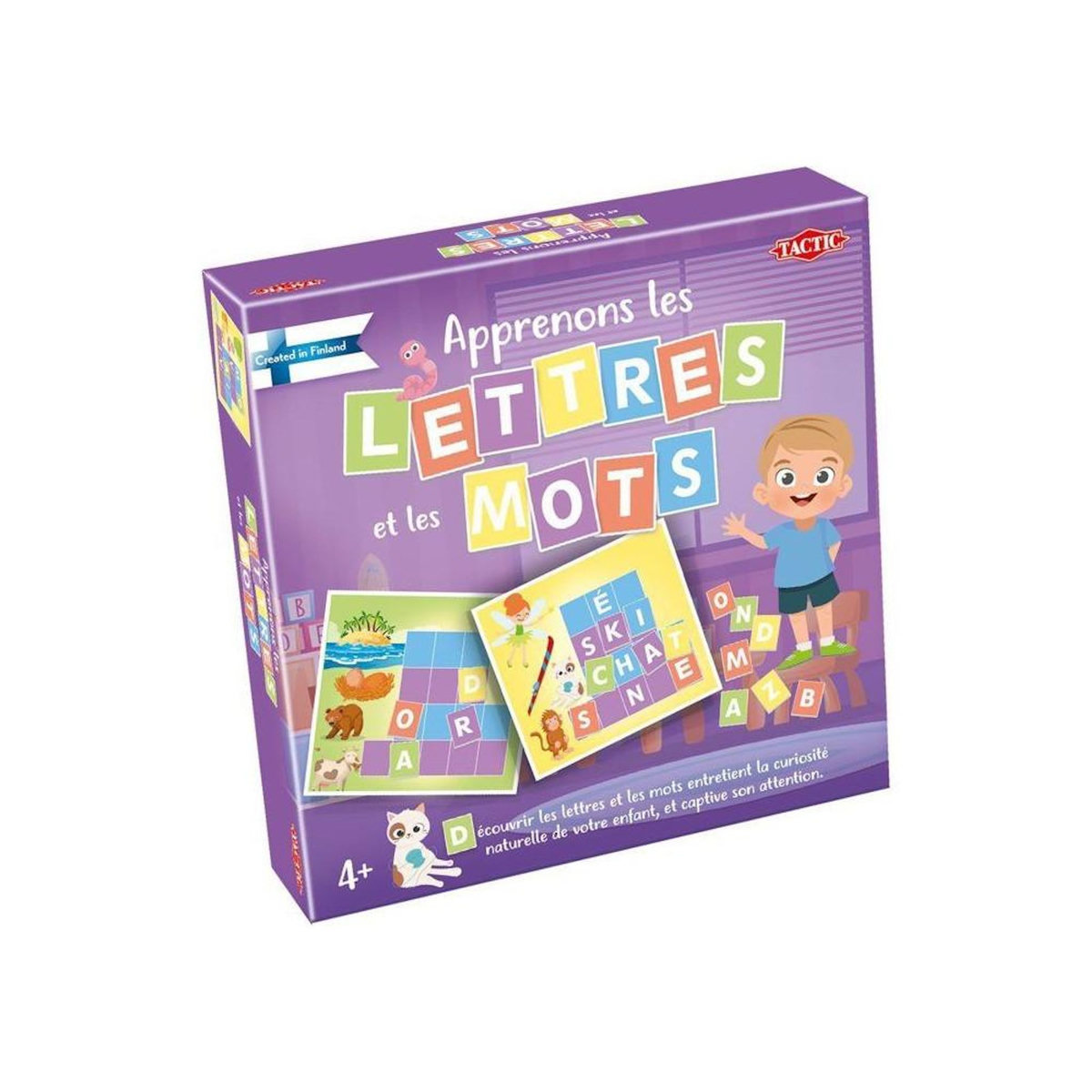 Tactic Apprenons les Lettres et les Mots - Jeu éducatif - TACTIC - 2 joueurs et plus - Des 4 ans