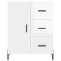 Voir la diapositive 5 : VIDAXL Buffet Blanc brillant 69,5x34x90 cm Bois d'ingenierie