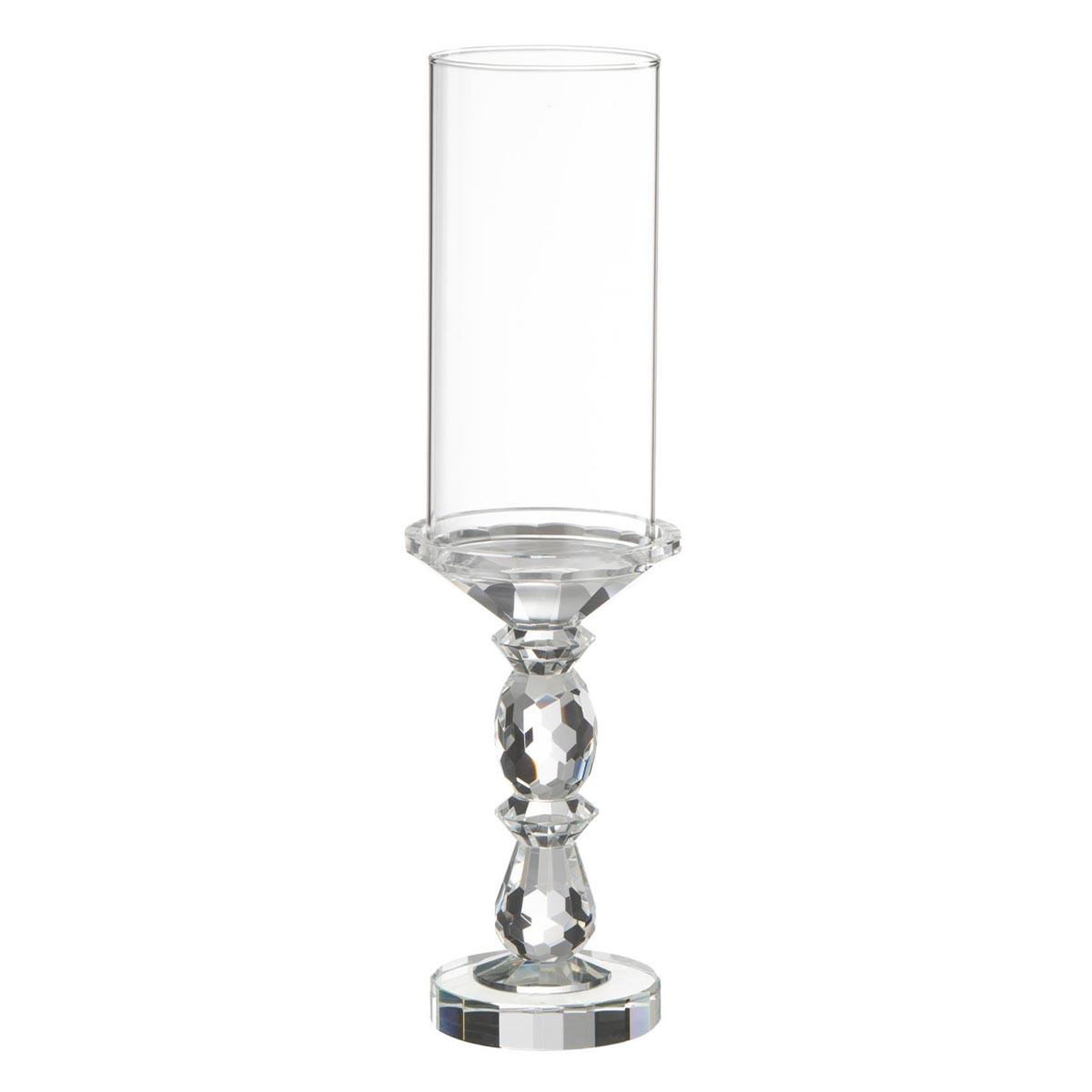 J-LINE Photophore Design en Cristal  Marie  42cm Transparent