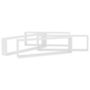 Voir la diapositive 5 : VIDAXL Etageres cube murales 4 pcs Blanc 100x15x30cm bois d'ingenierie