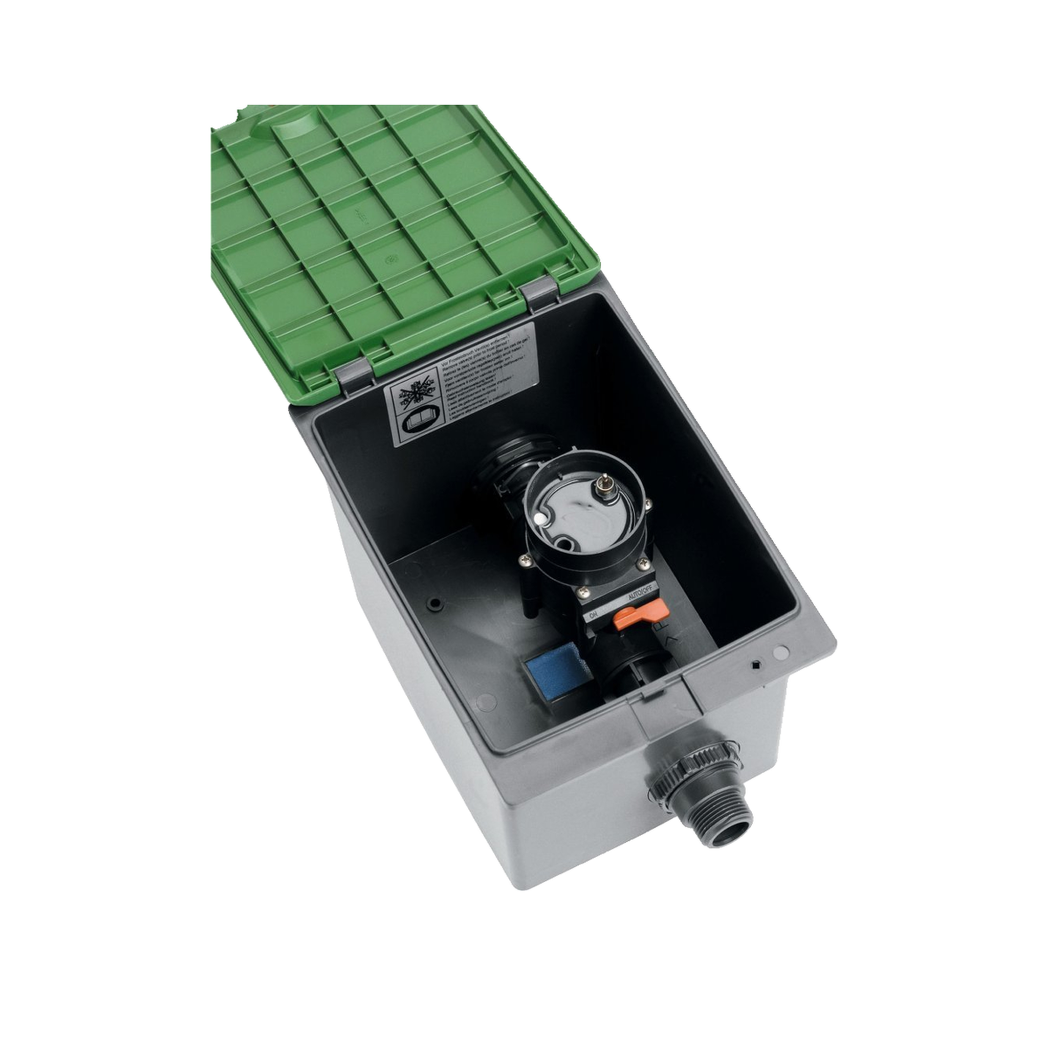 Voir la diapositive 3 : Gardena Boîte de vanne automatique Gardena v1 résistant aux intempéries