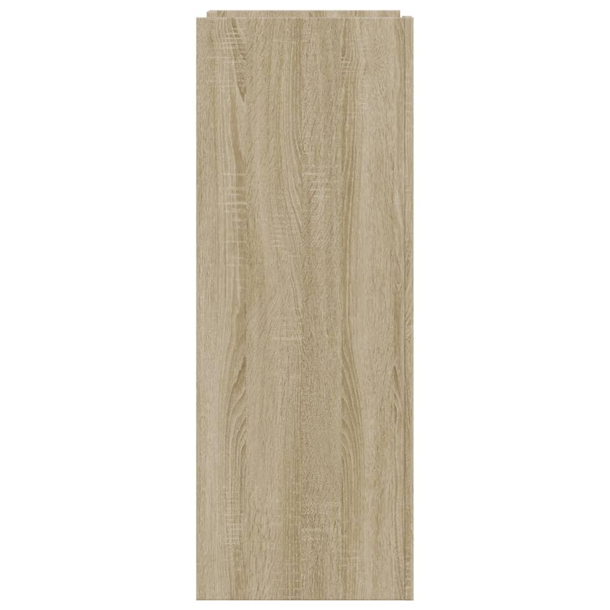 Voir la diapositive 5 : VIDAXL Armoire a chaussures chene sonoma 74,5x37,5x100 cm