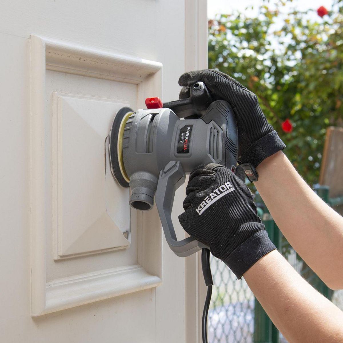 POWERPLUS Ponceuse excentrique 450w 125mm Powerplus