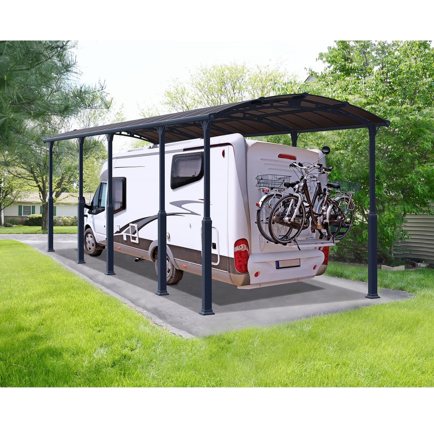 Carport Arcadia Alpine 106 toit arrondi 10 7 x 3 59 - vue 2