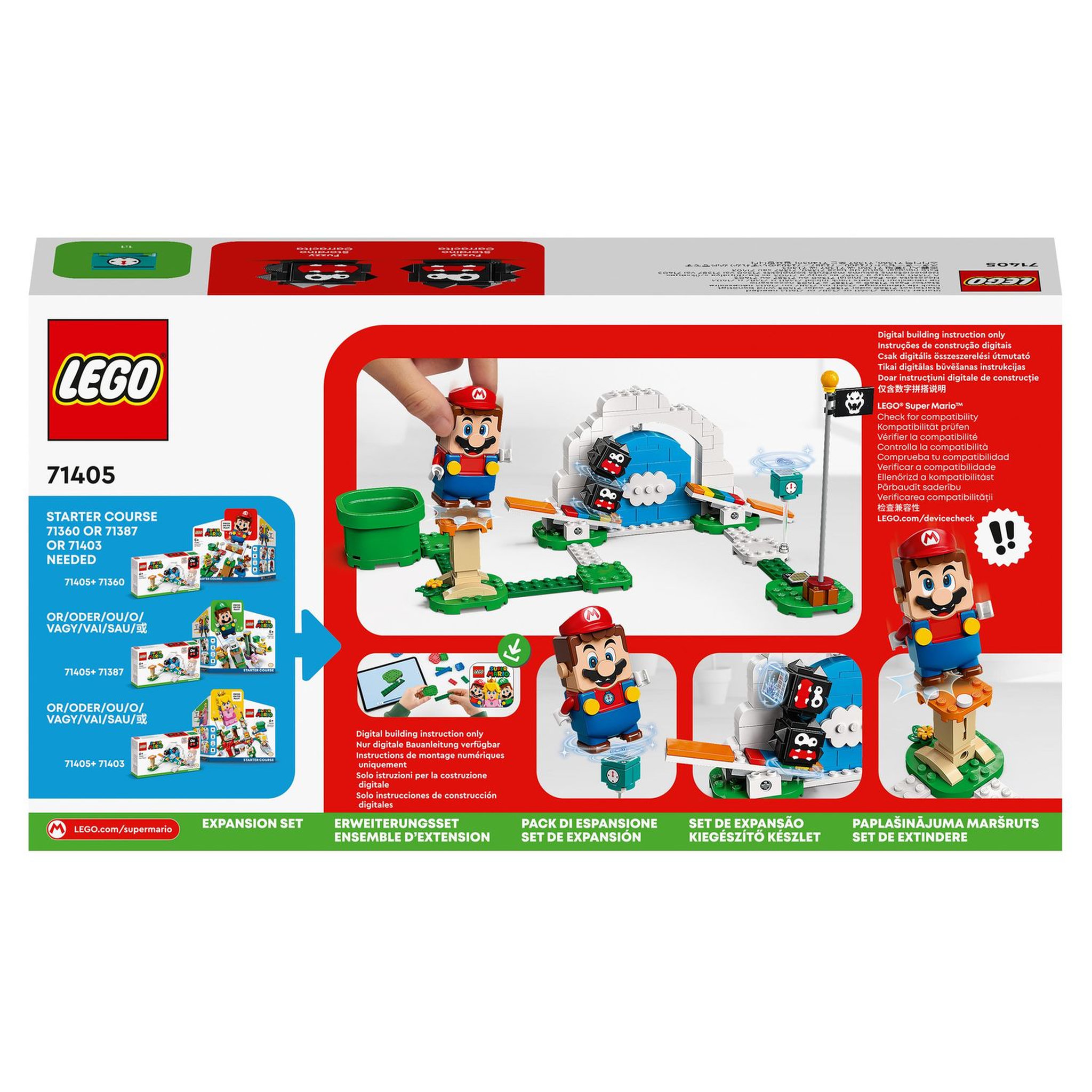 Voir la diapositive 9 : LEGO Super Mario 71405 Ensemble d&rsquo;Extension Les Fuzzies voltigeurs