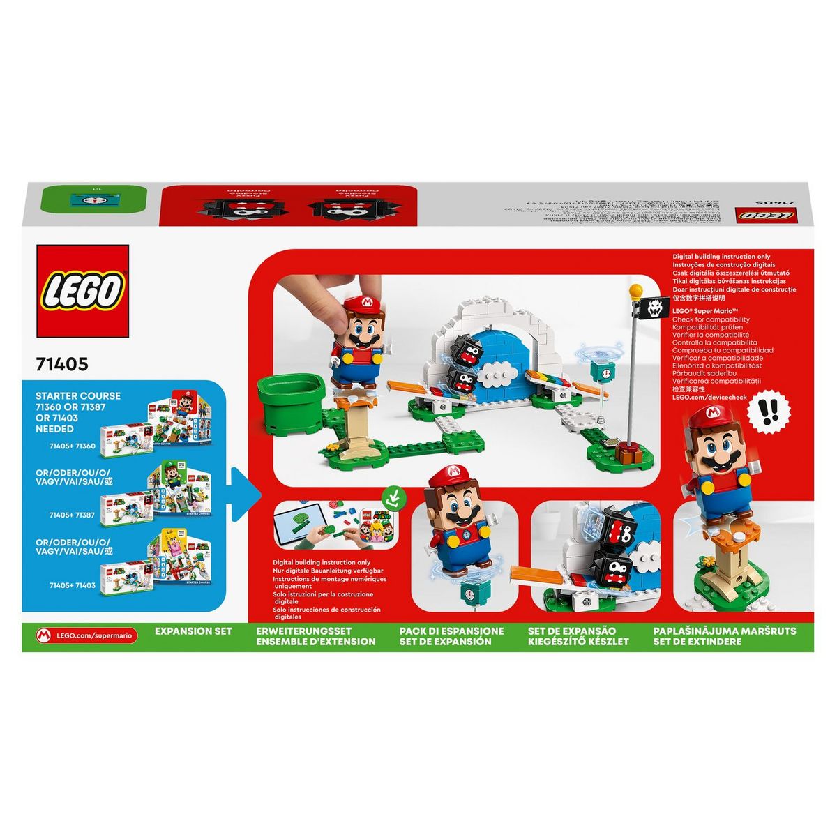 LEGO Super Mario 71405 Ensemble d&rsquo;Extension Les Fuzzies voltigeurs