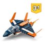 Voir la diapositive 4 : LEGO Creator 31126 - L&rsquo;Avion Supersonique, Jouet 3 en 1 Hélicoptère Bateau Avion