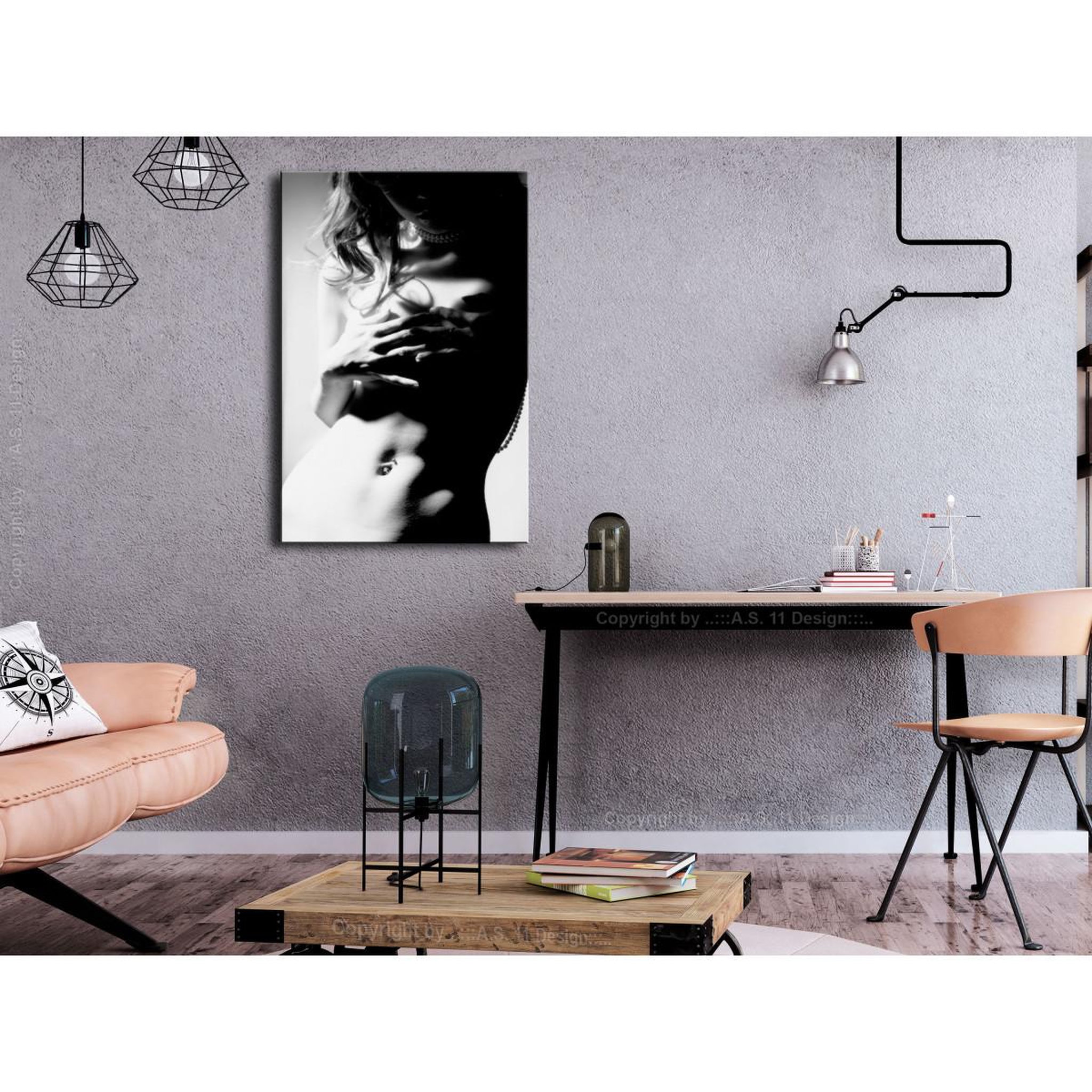 Voir la diapositive 2 : Paris Prix Tableau imprimé  perfect waist