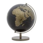 Paris Prix Globe Terrestre Déco  Map  34cm Noir & Bronze