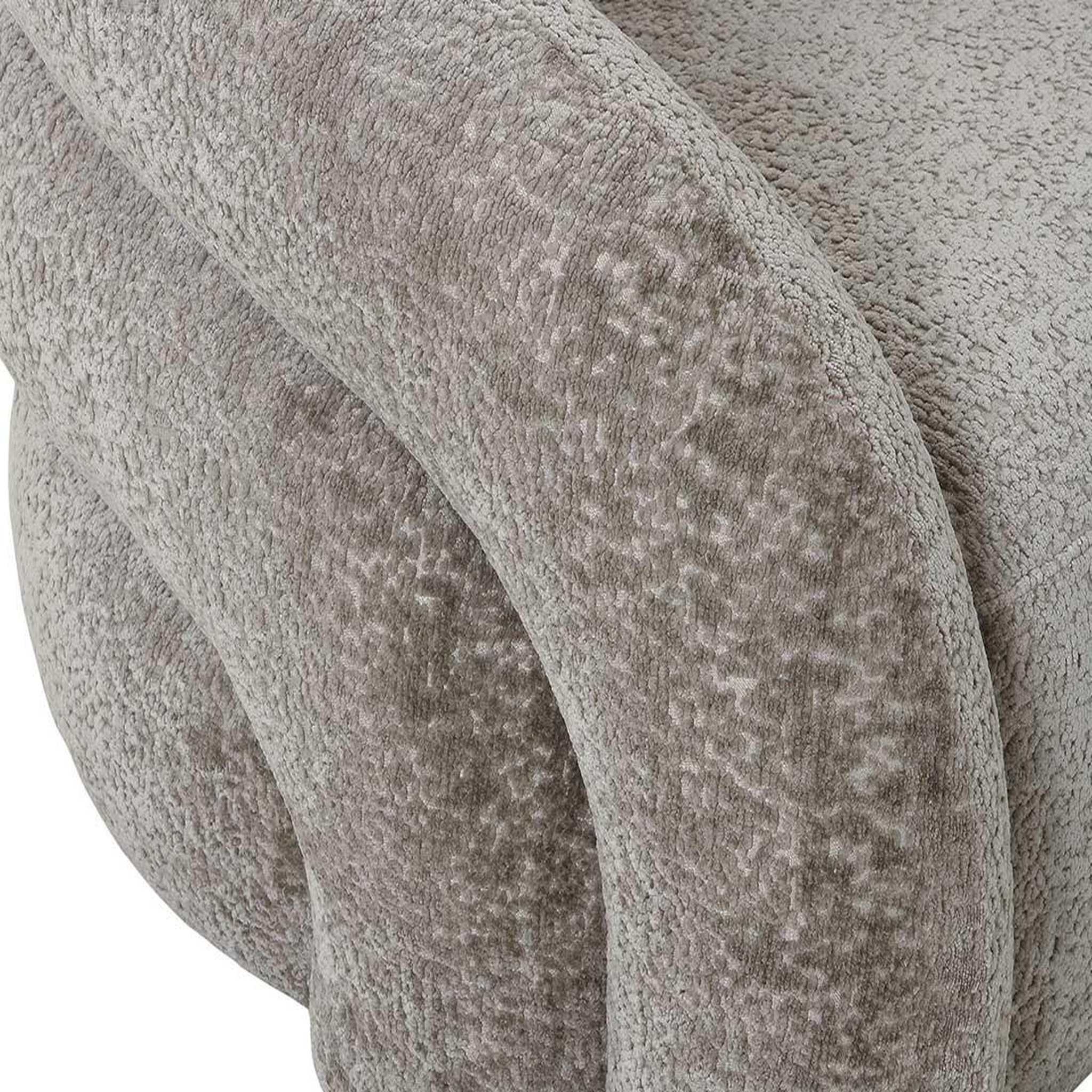 Voir la diapositive 6 : LISA DESIGN Nicolo - fauteuil pivotant - en tissu texturé
