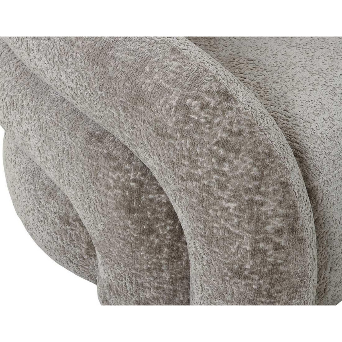 LISA DESIGN Nicolo - fauteuil pivotant - en tissu texturé